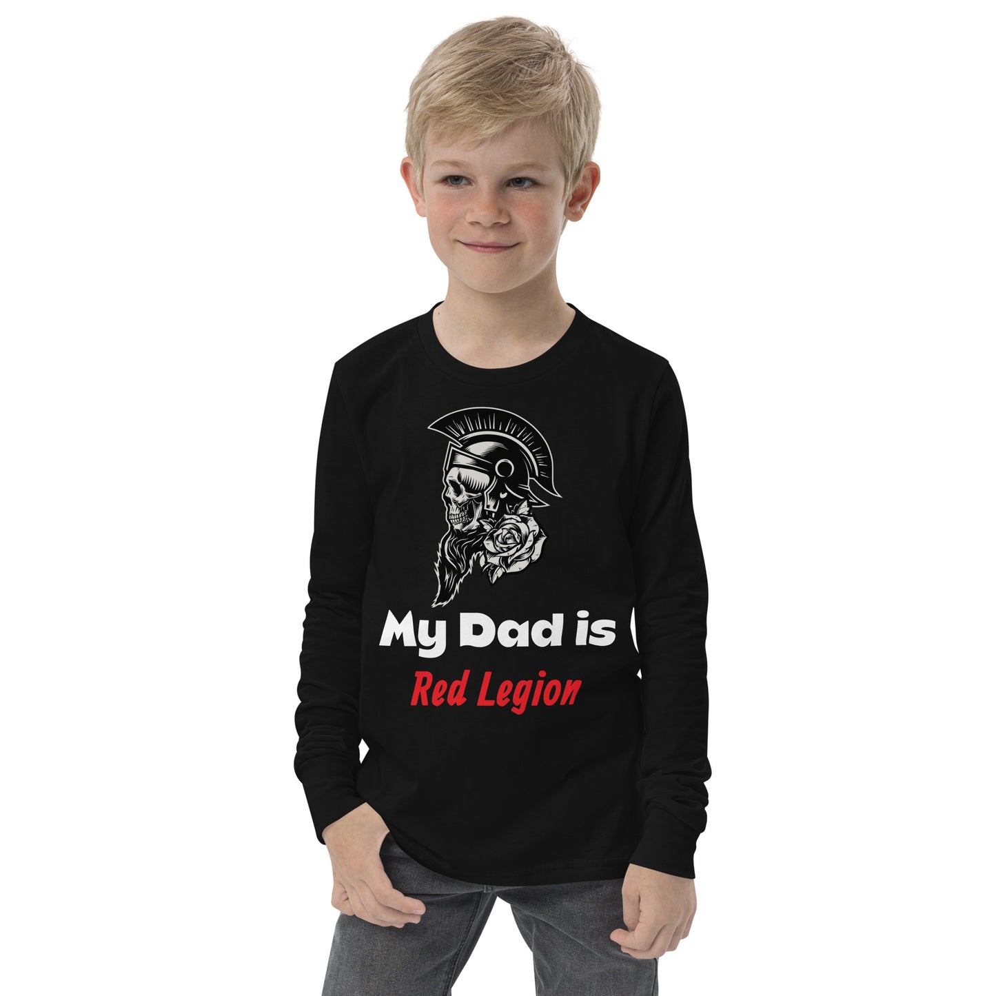 Red Legion - My Dad Is... - Youth long sleeve tee