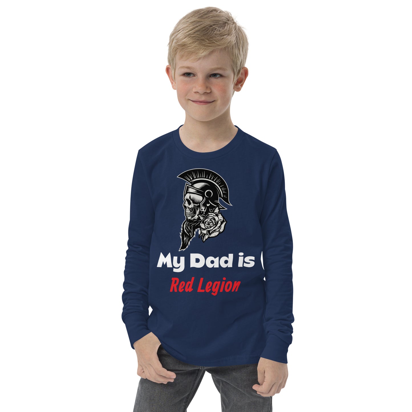 Red Legion - My Dad Is... - Youth long sleeve tee